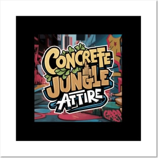 Concrete Jungle Attire Streetware Fashion Posters and Art